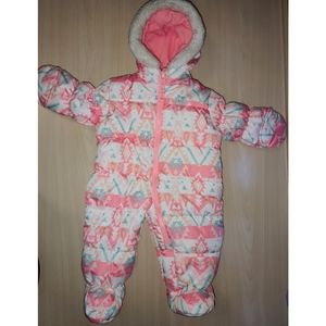 Carter's 6-9 month girls pram snowsuit